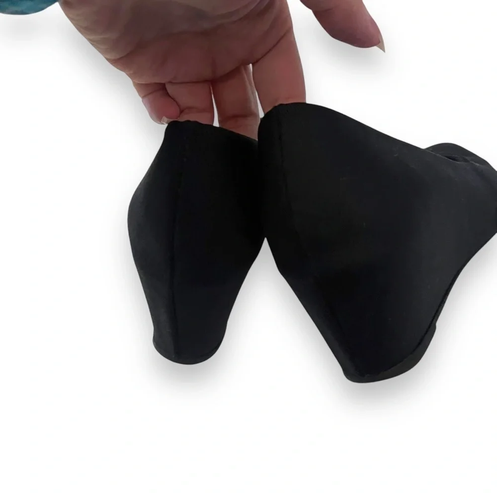 Aquatalia Black Wedge Shoes Size 8 Closed Toe Professional Business